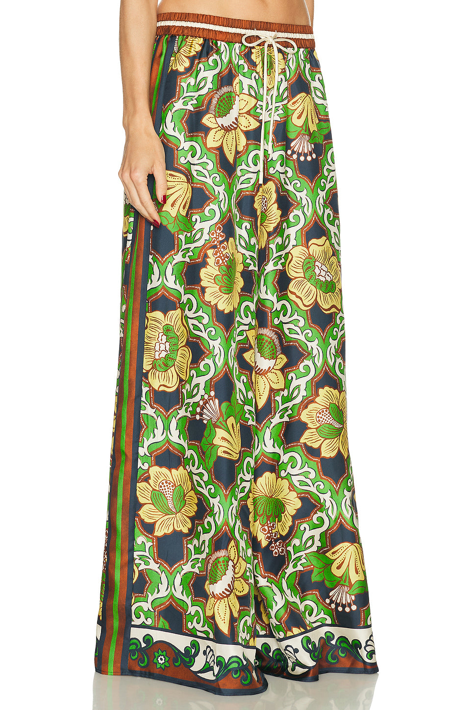 Liana Silk Palazzo Pant