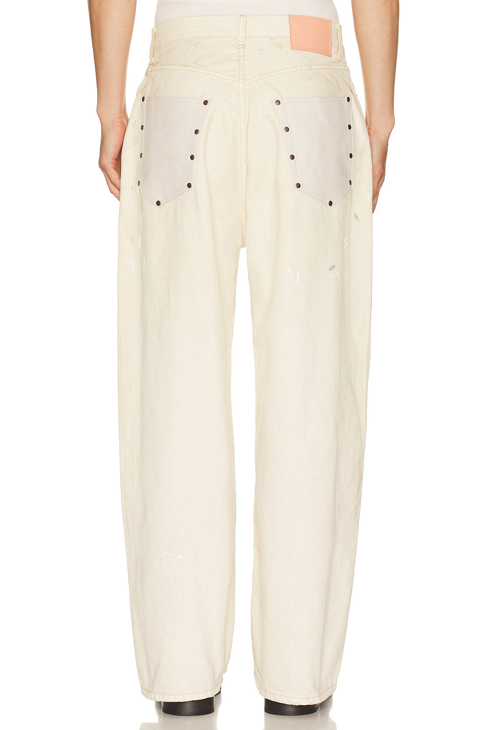 2023 White Trafalgar Leather Jean