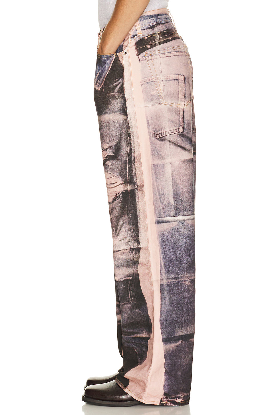 Acne Studios 1981 U Tlo Photopaper Pink