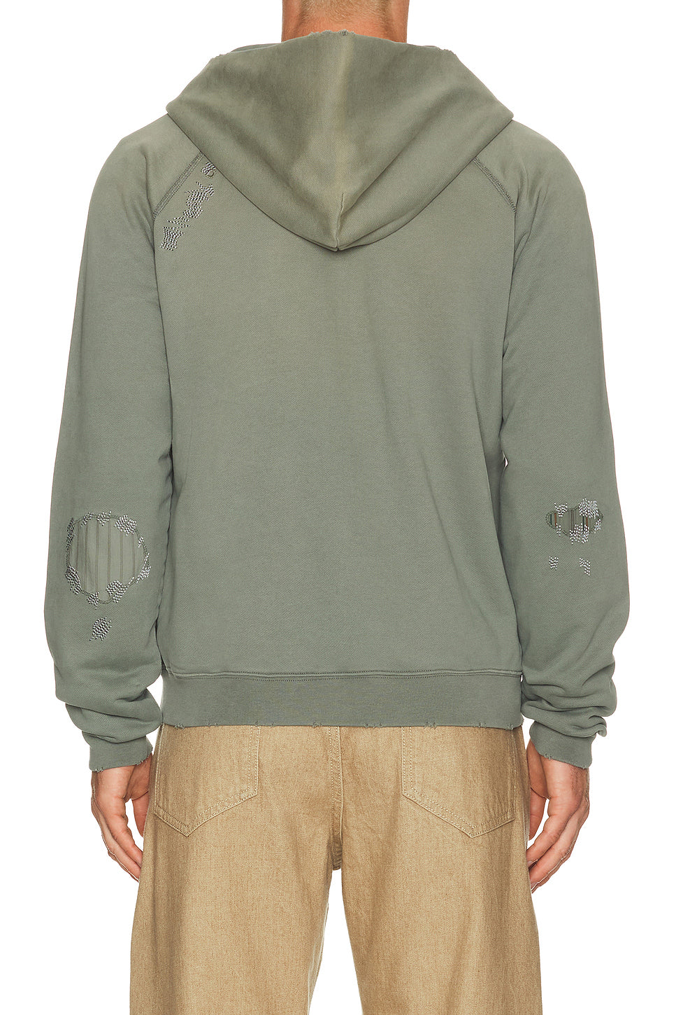 Fupiter Stamp Mending Hoodie