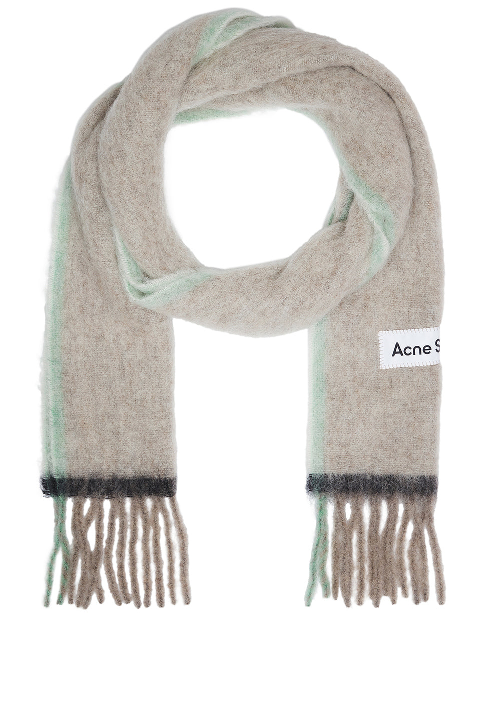 Mohair Fringed Scarf