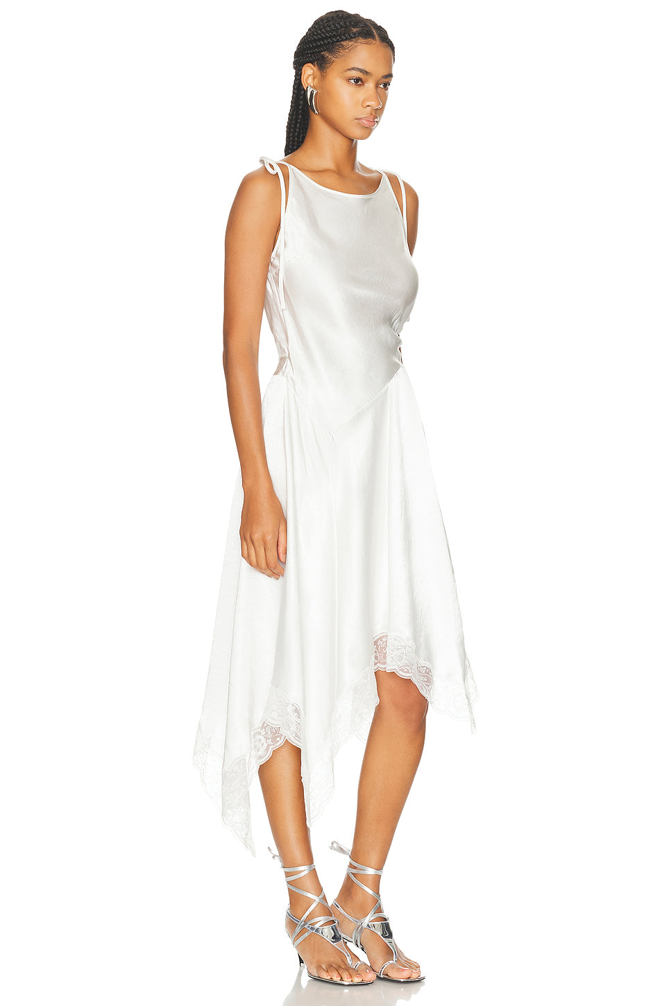 Doyla Satin Lace Dress