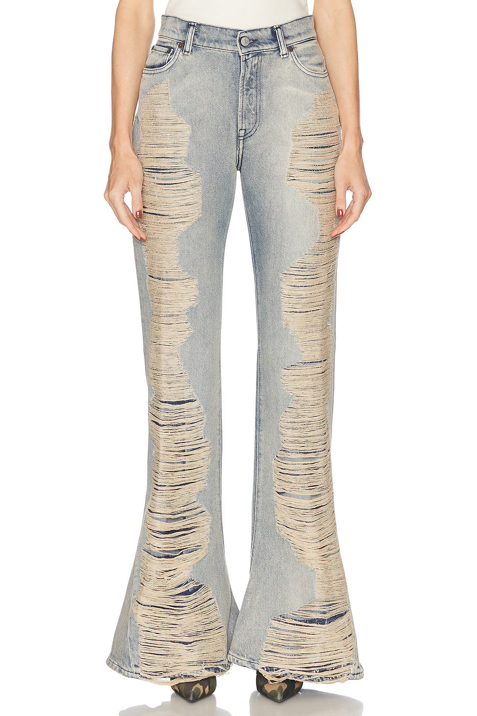 2024 Ladder Boot Cut Jeans