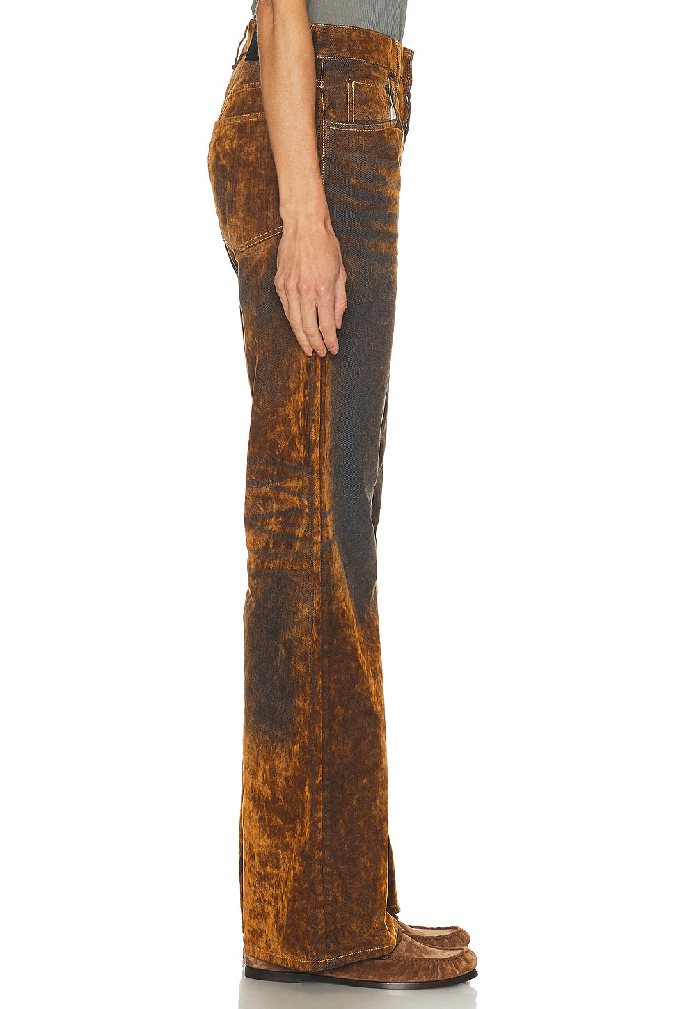 2021f Flocked Wide Leg