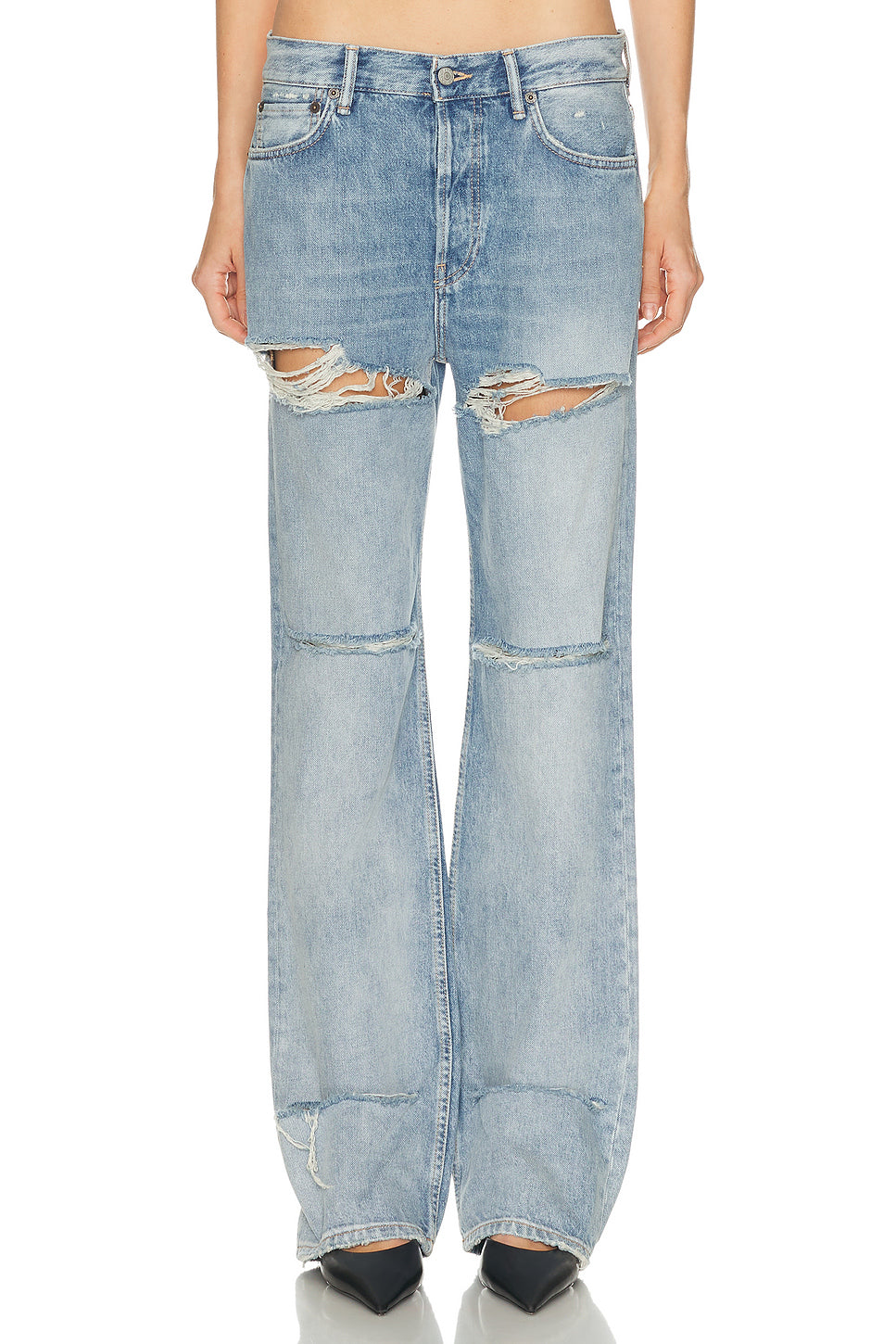 2010F Light Crow Wide Leg