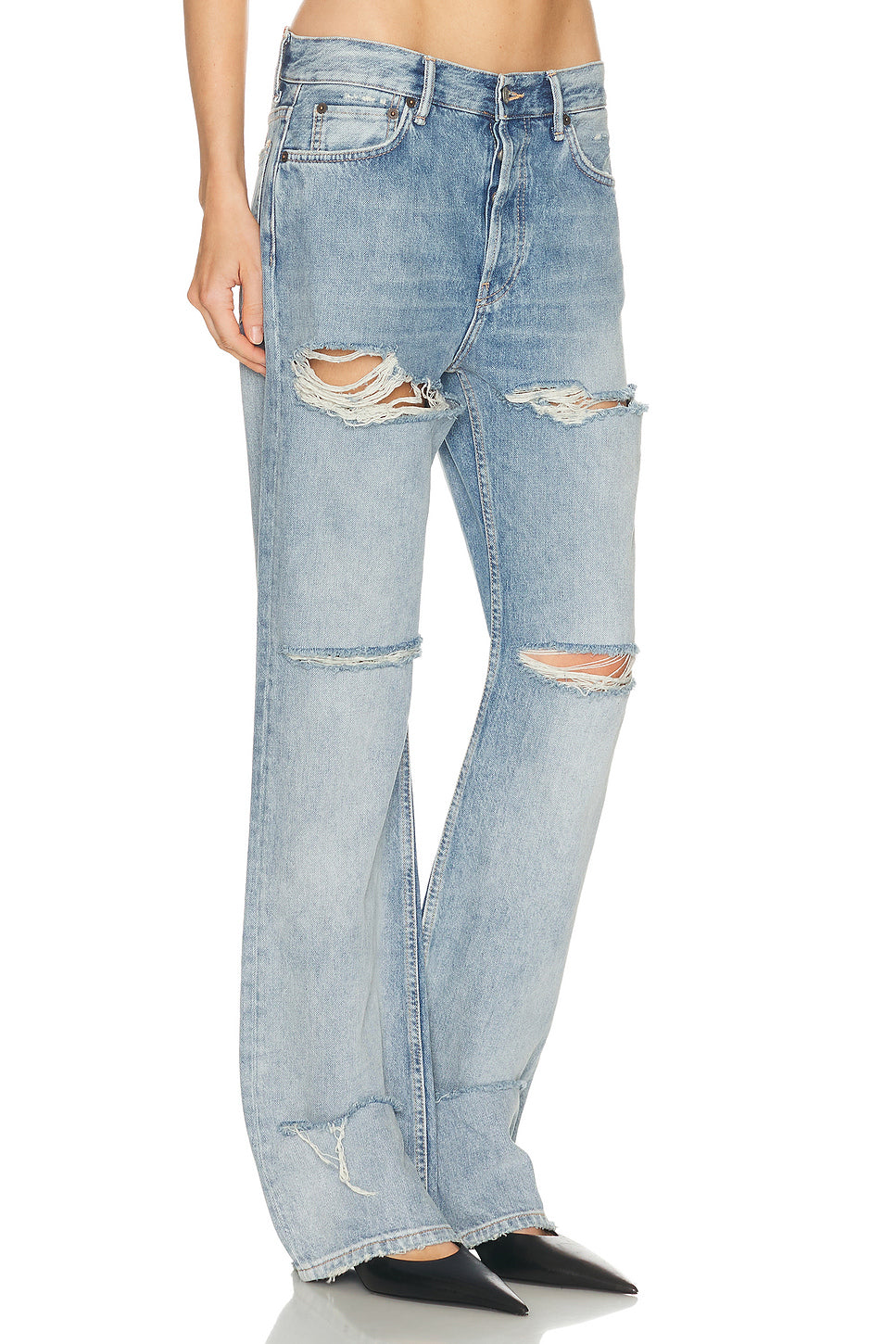 2010F Light Crow Wide Leg