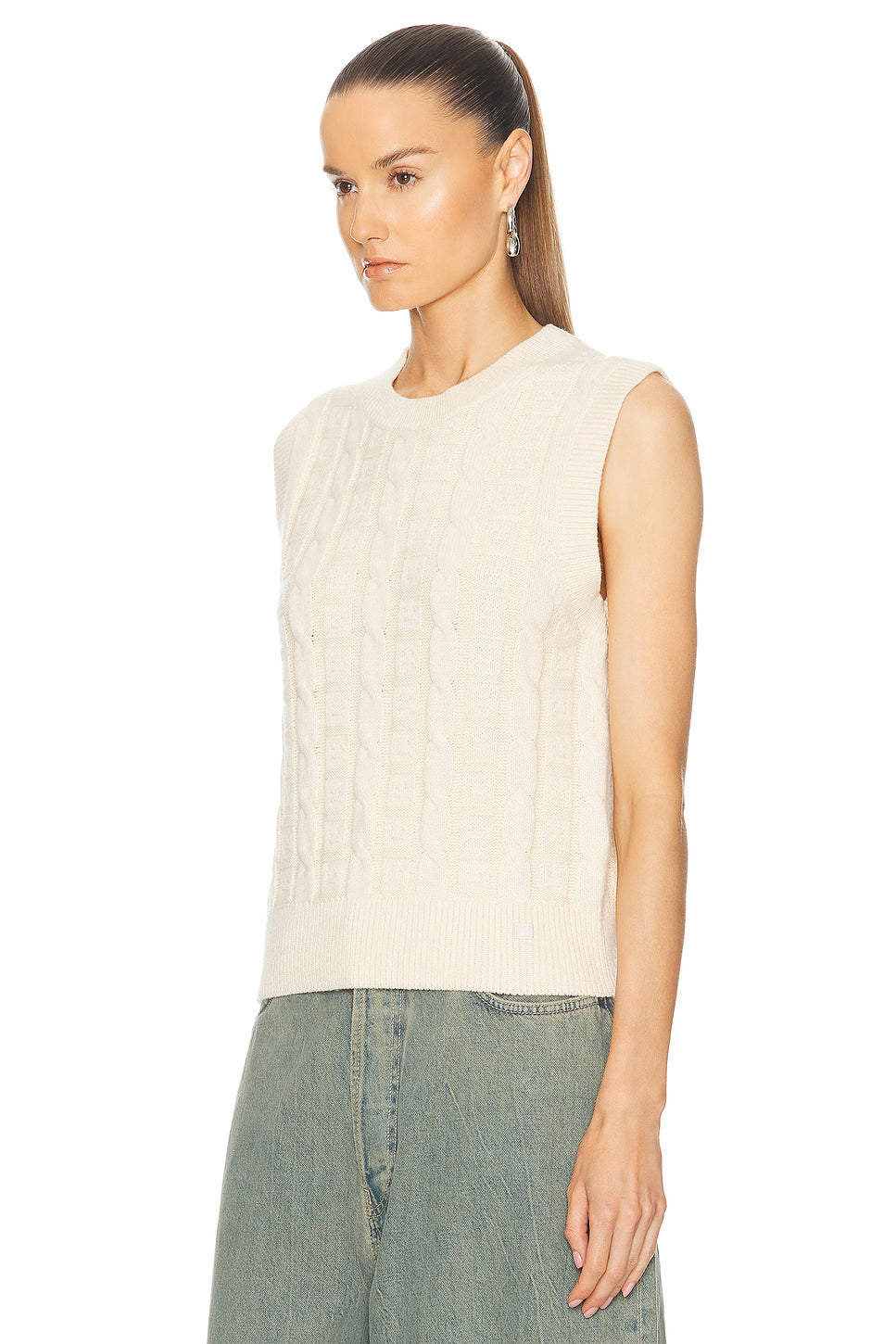 Face Knit Vest