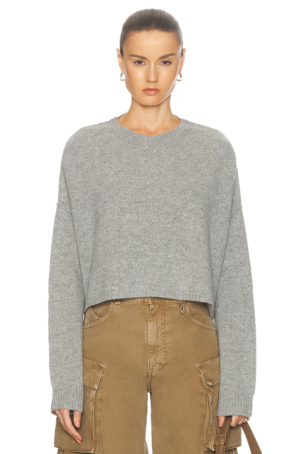 Crew Neck Crop Jumper