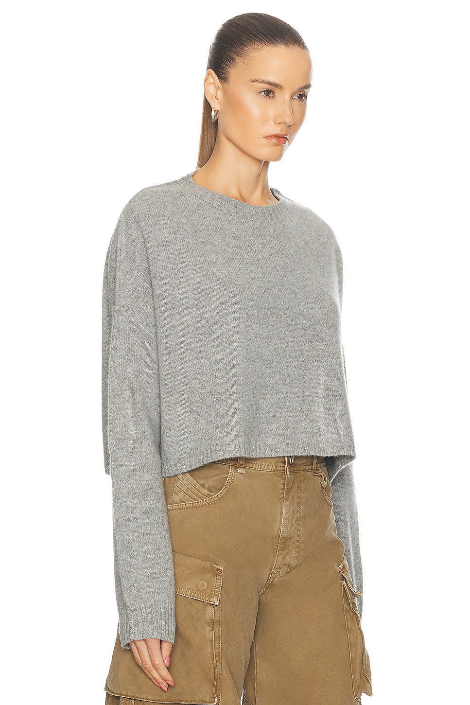 Crew Neck Crop Jumper