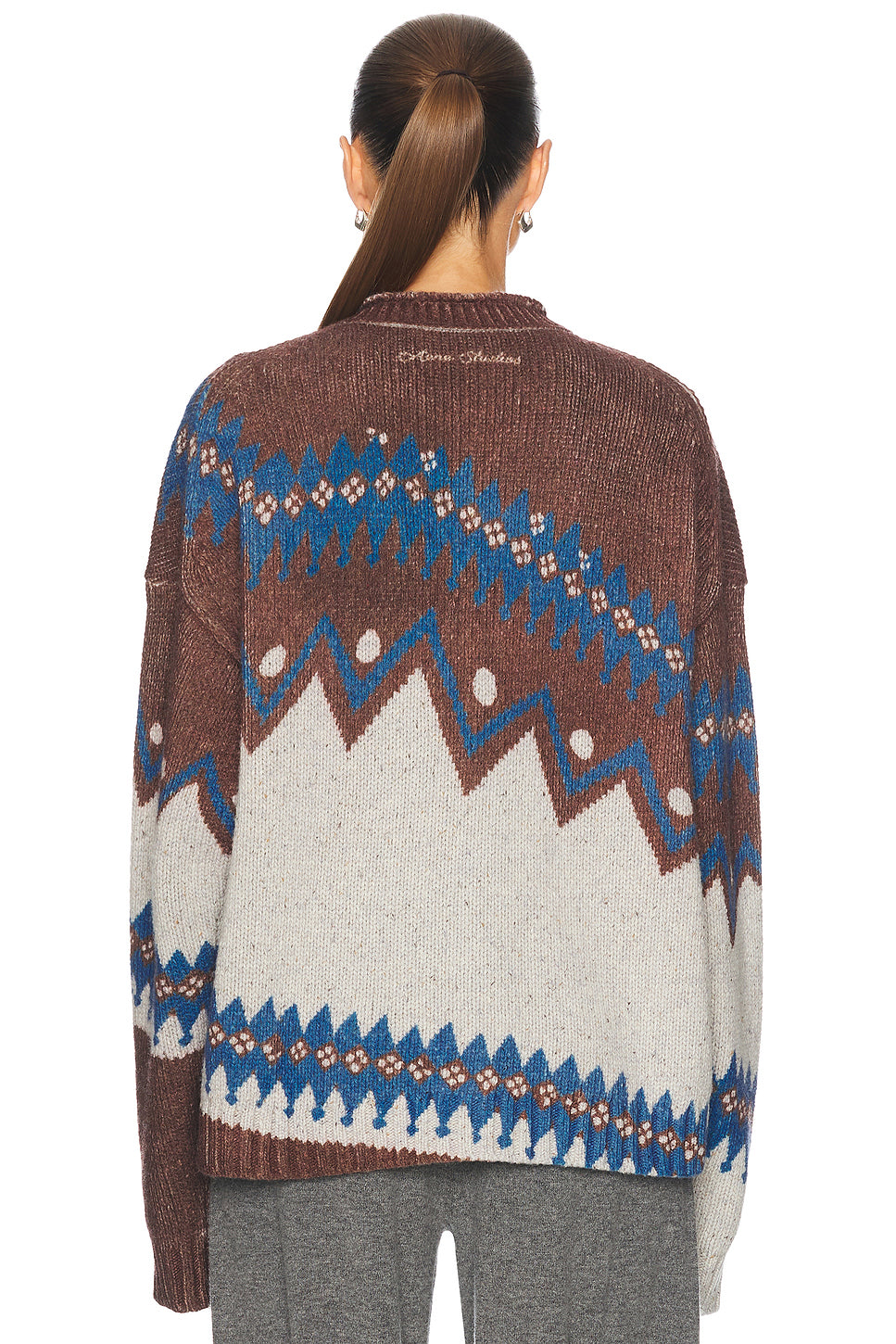 Kosain Donegal Fair Isle Cardigan