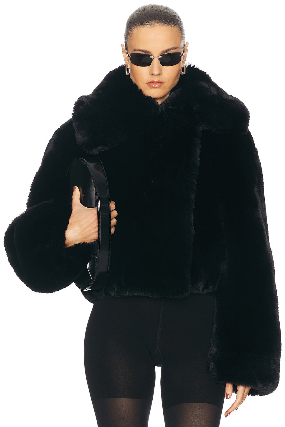 Ofox Fluffy Faux Fur Jacket