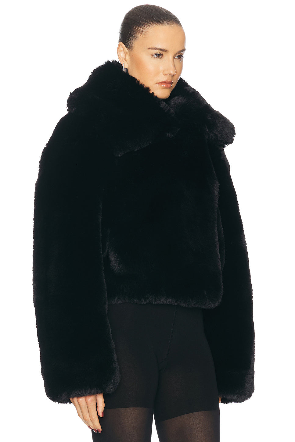 Ofox Fluffy Faux Fur Jacket