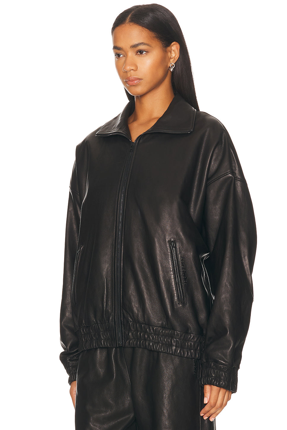 Lemmy Crop Leather Jacket