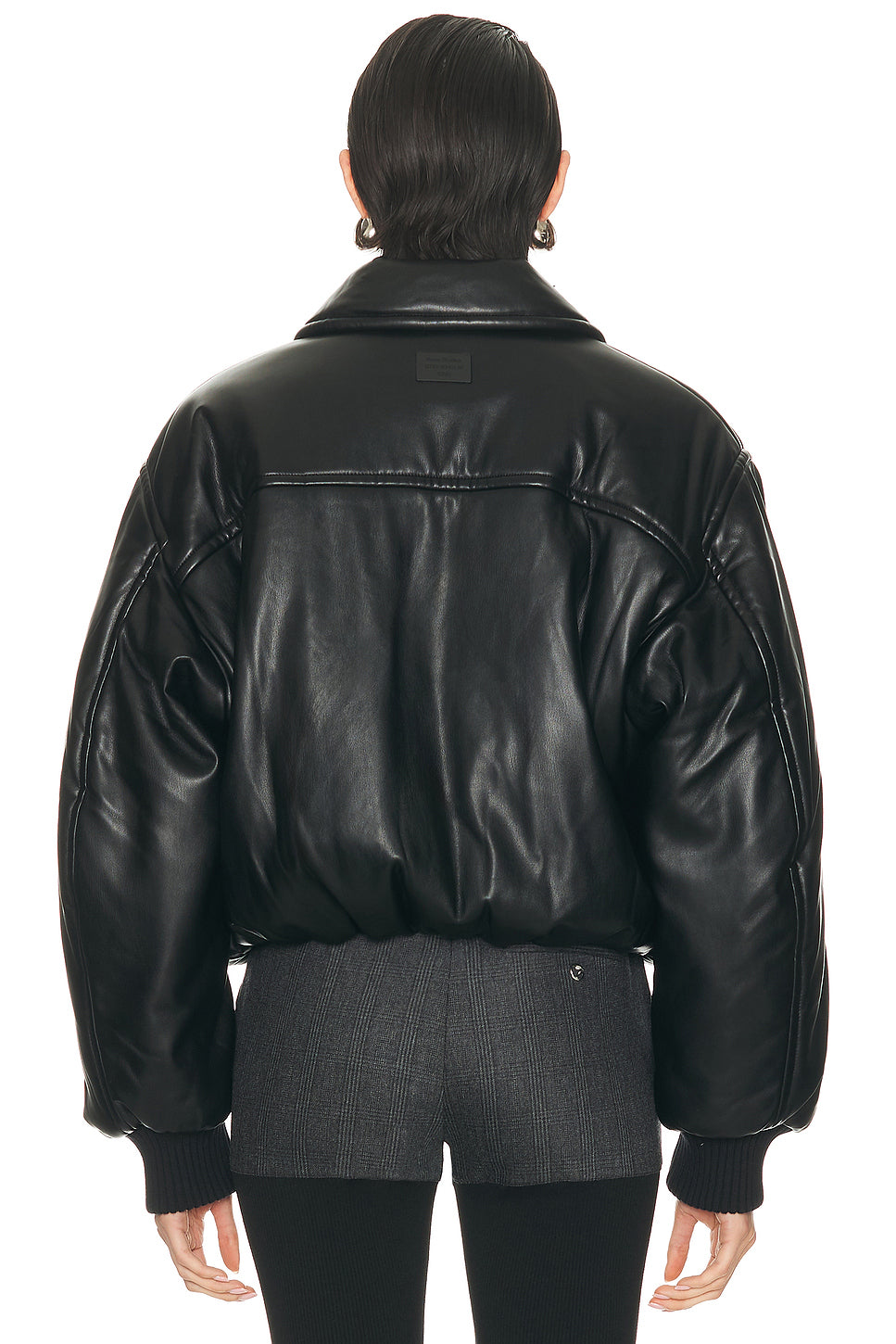 Onnea Crop Faux Leather Jacket