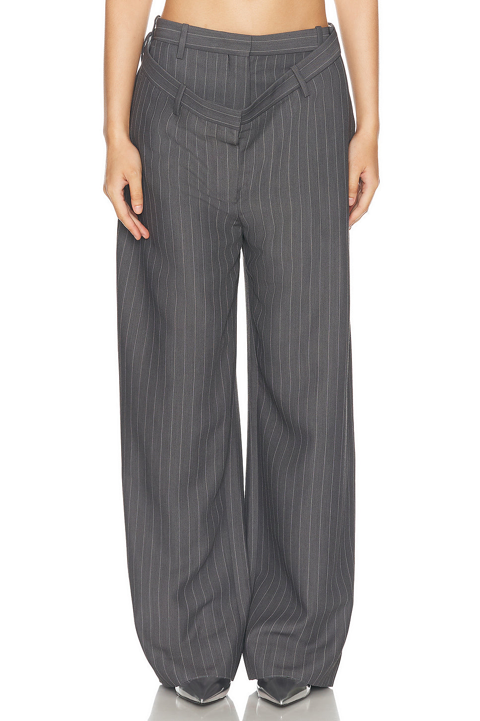 Plave Pinstripe Trouser