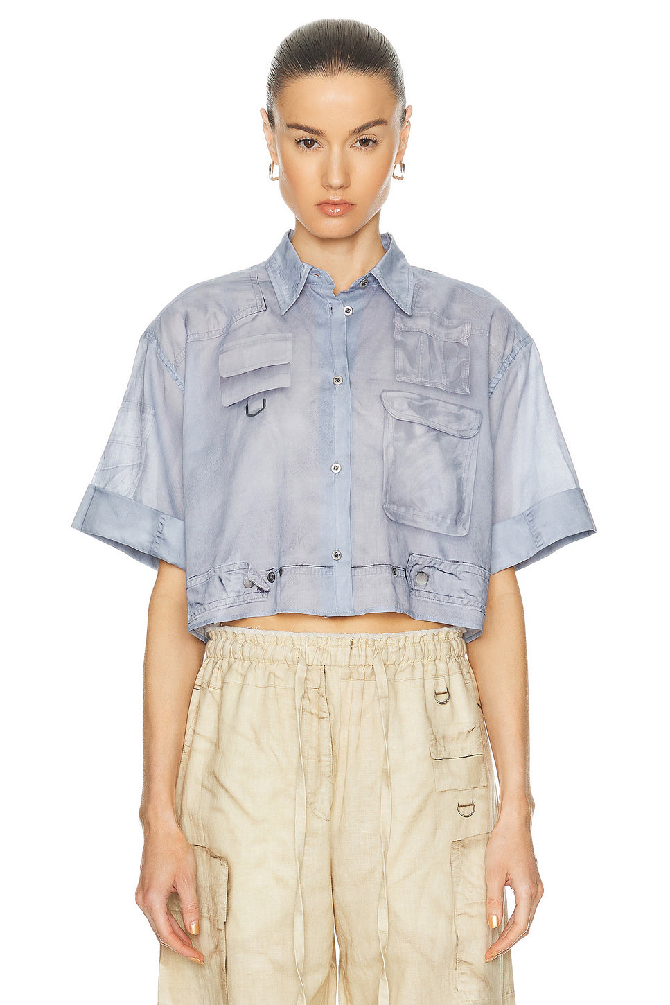 Shona Short Sleeve Cargo Top