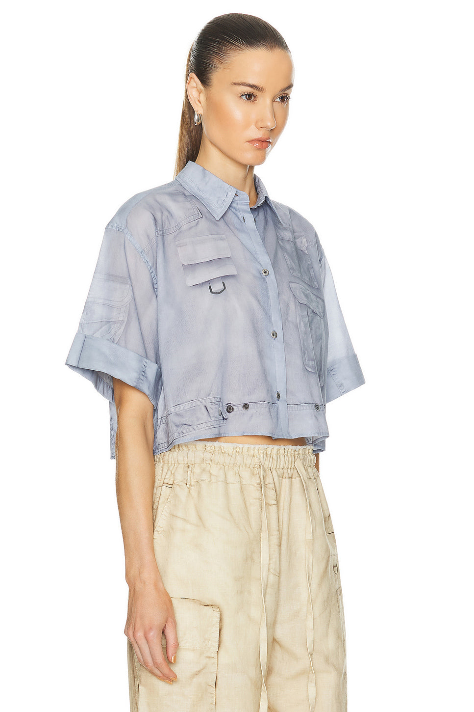 Shona Short Sleeve Cargo Top