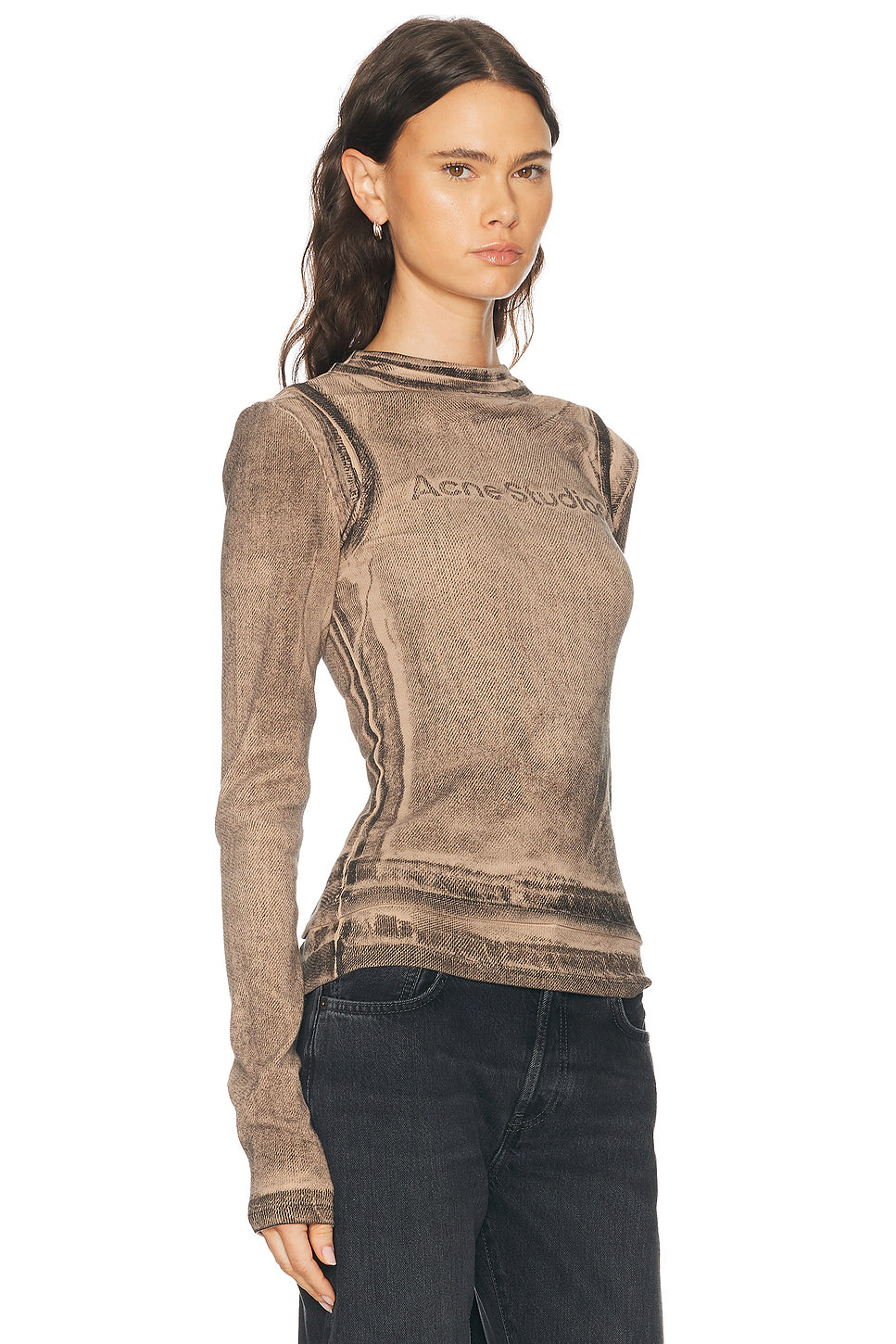 Elga Double Garment Print T-Shirt