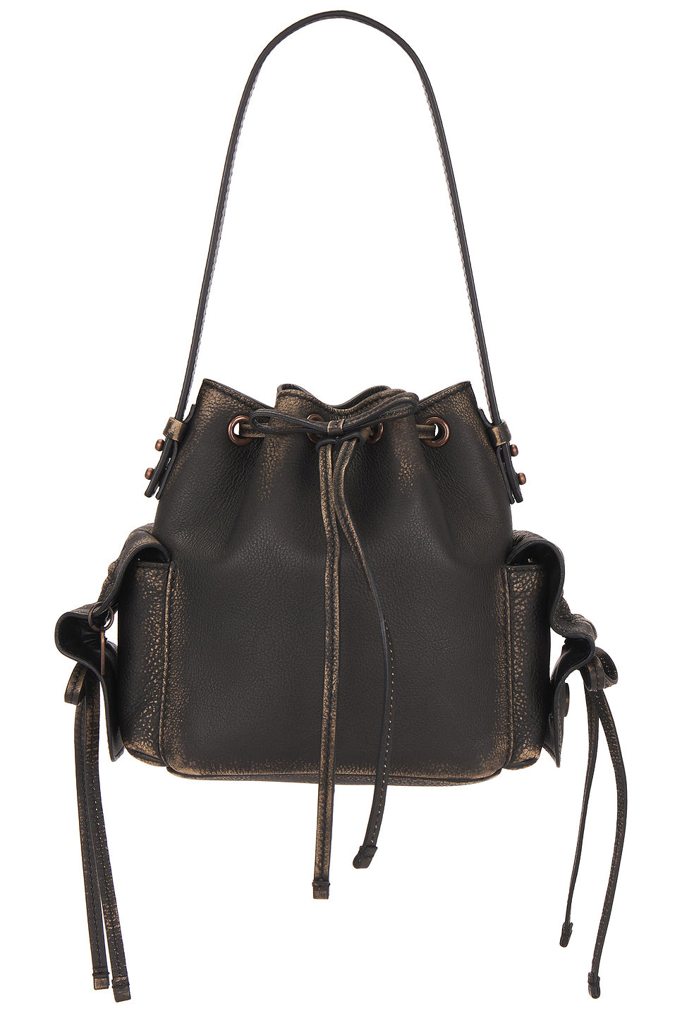 Multipocket Mini Bucket Vintage Bag