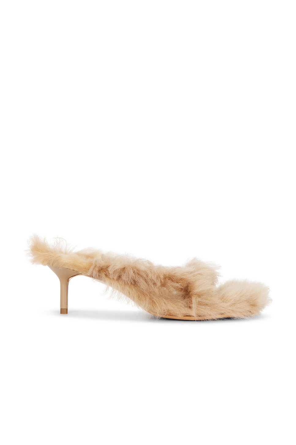 Beverly Shearling Kitten Sandal
