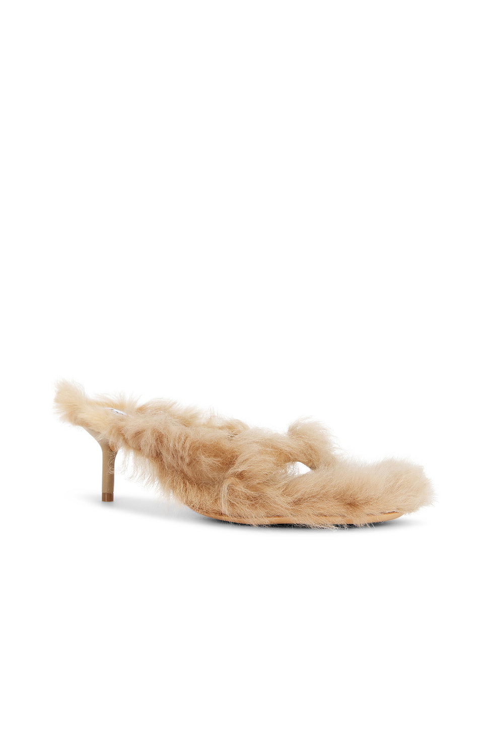 Beverly Shearling Kitten Sandal