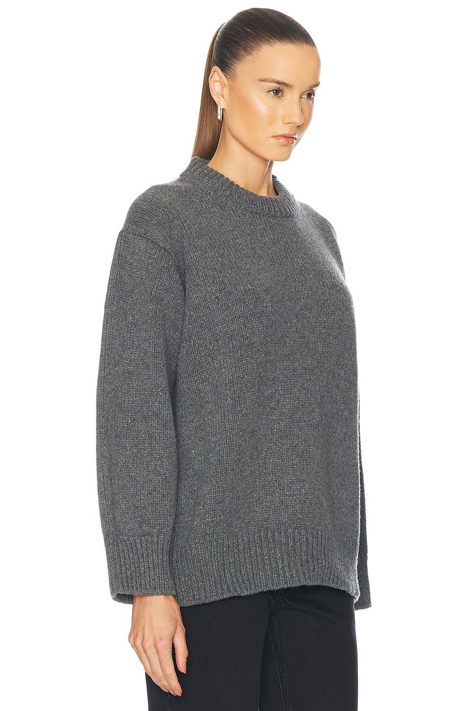 Caragh Chunky Slouch Crewneck Sweater