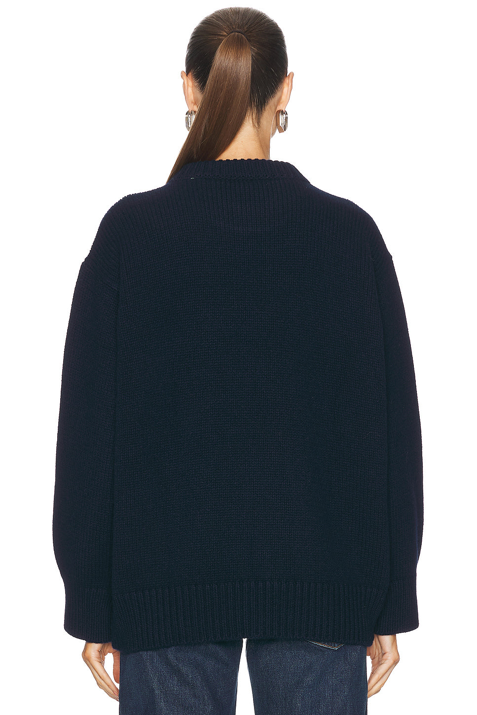 Caragh Chunky Slouch Crewneck Sweater