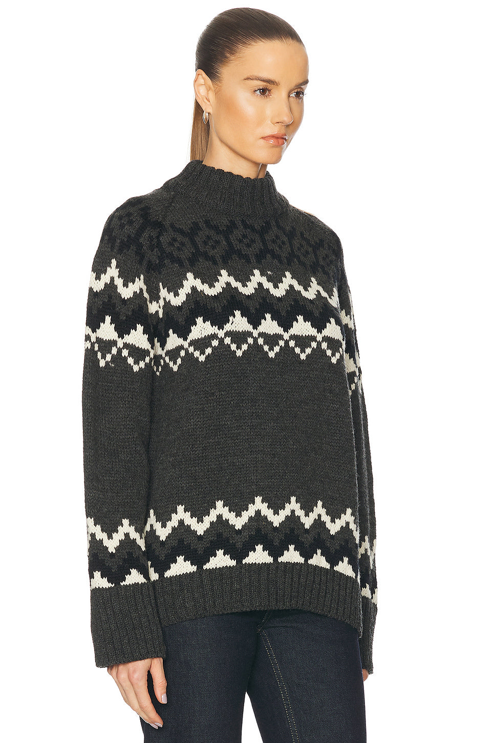 Bansha Fairisle Crewneck Sweater