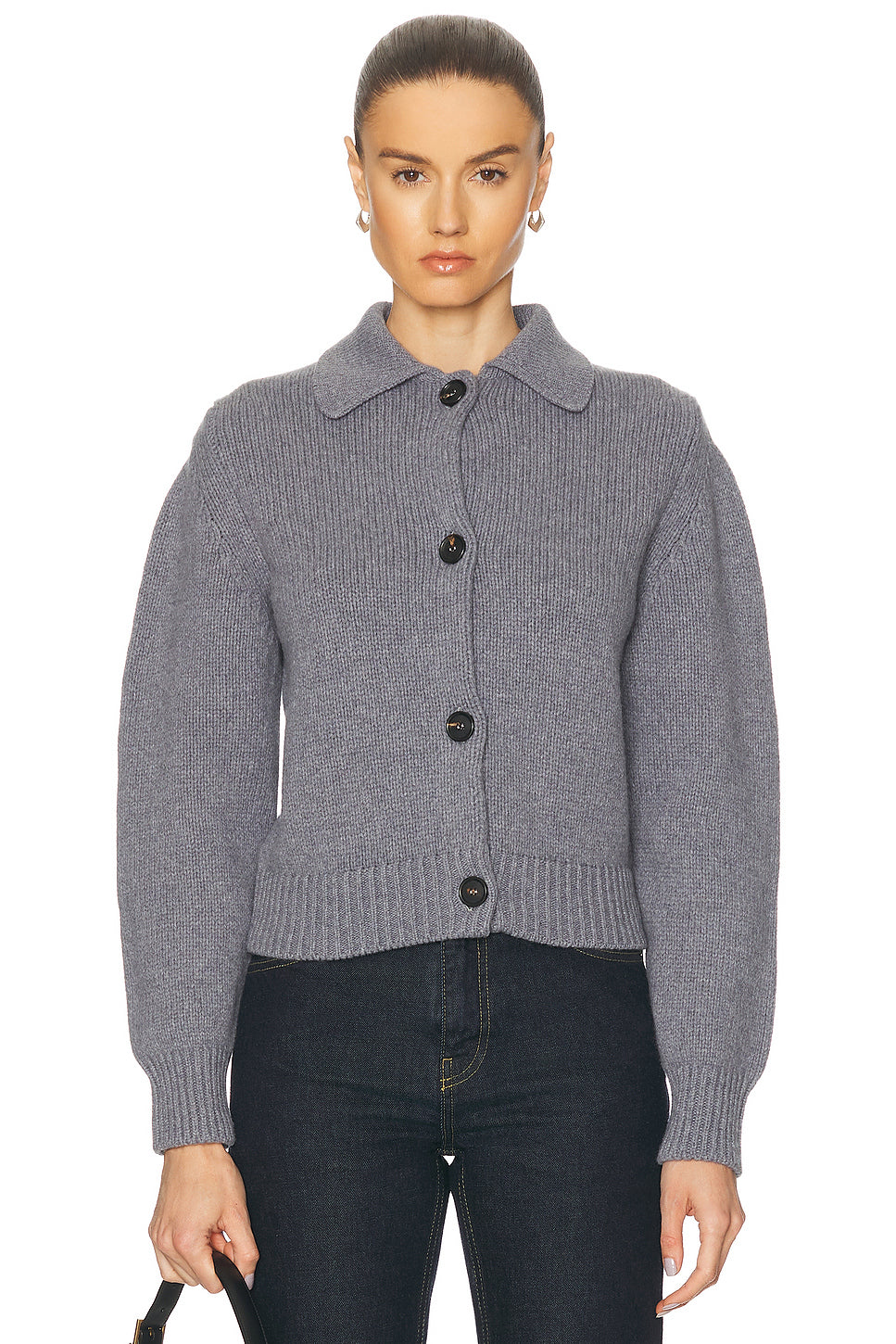 Wool Cashmere Collared Jacket