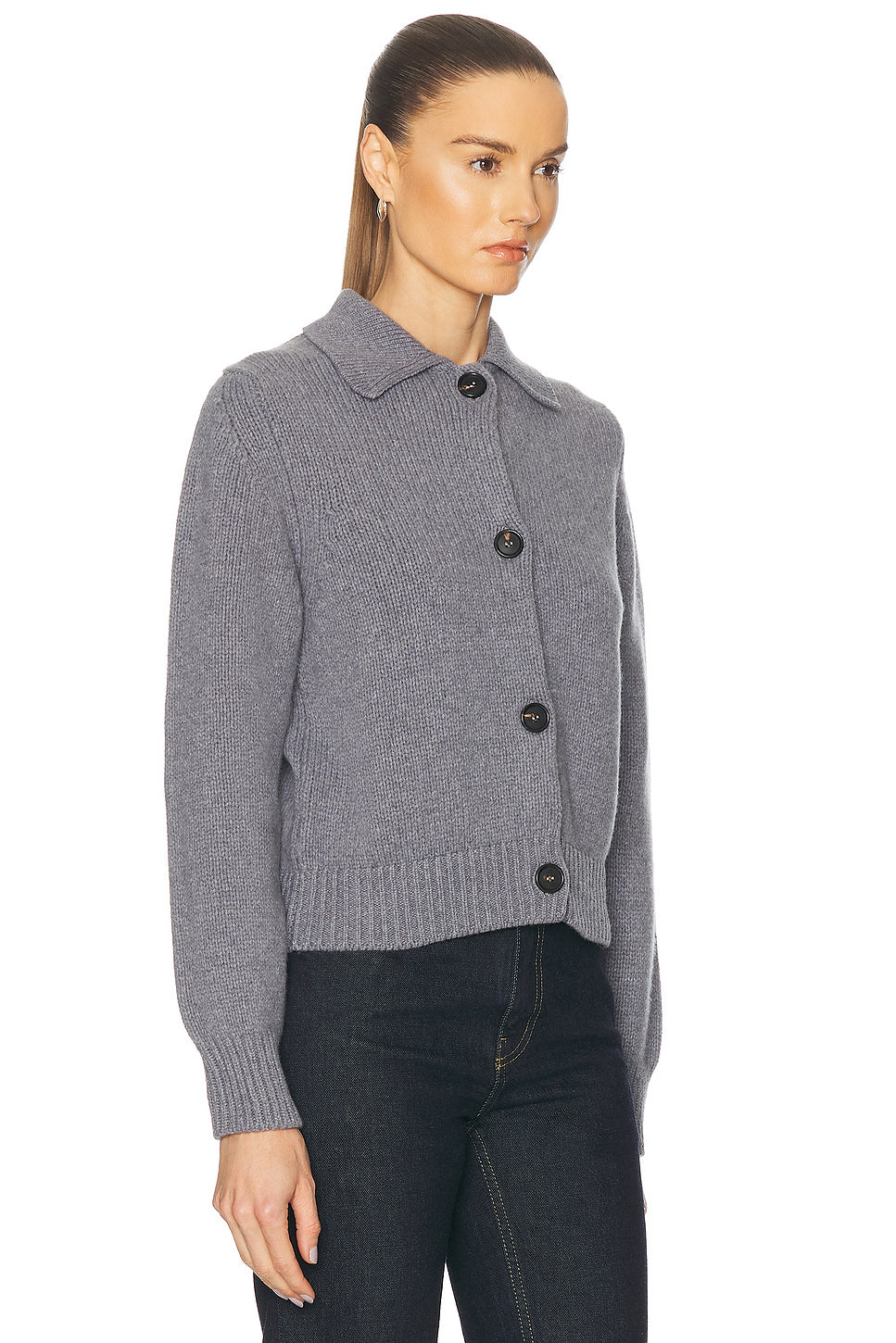 Wool Cashmere Collared Jacket