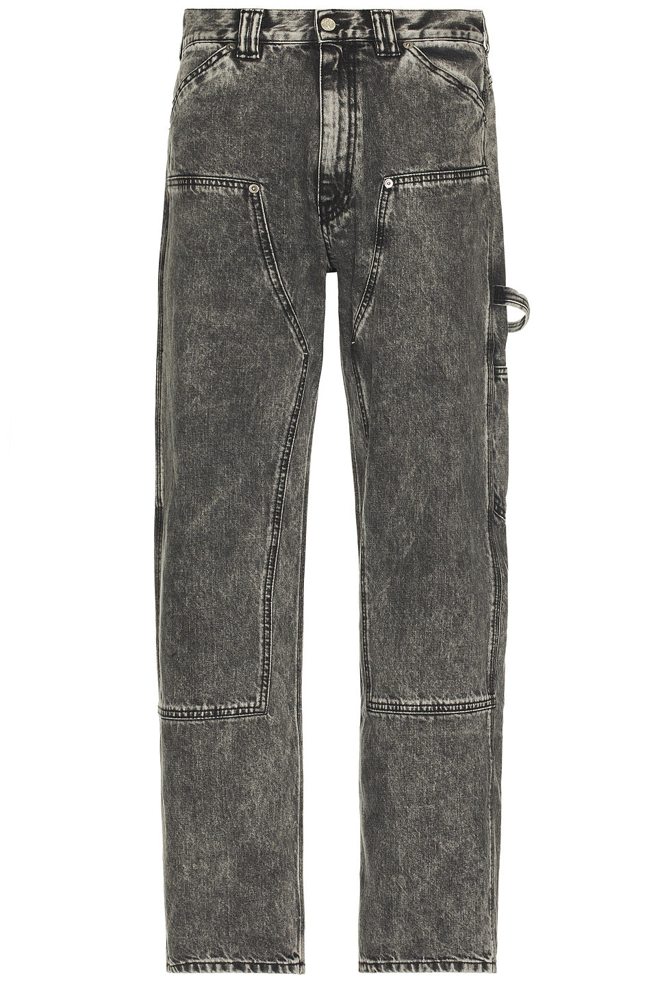 Acid Wash Denim Carpenter Jean