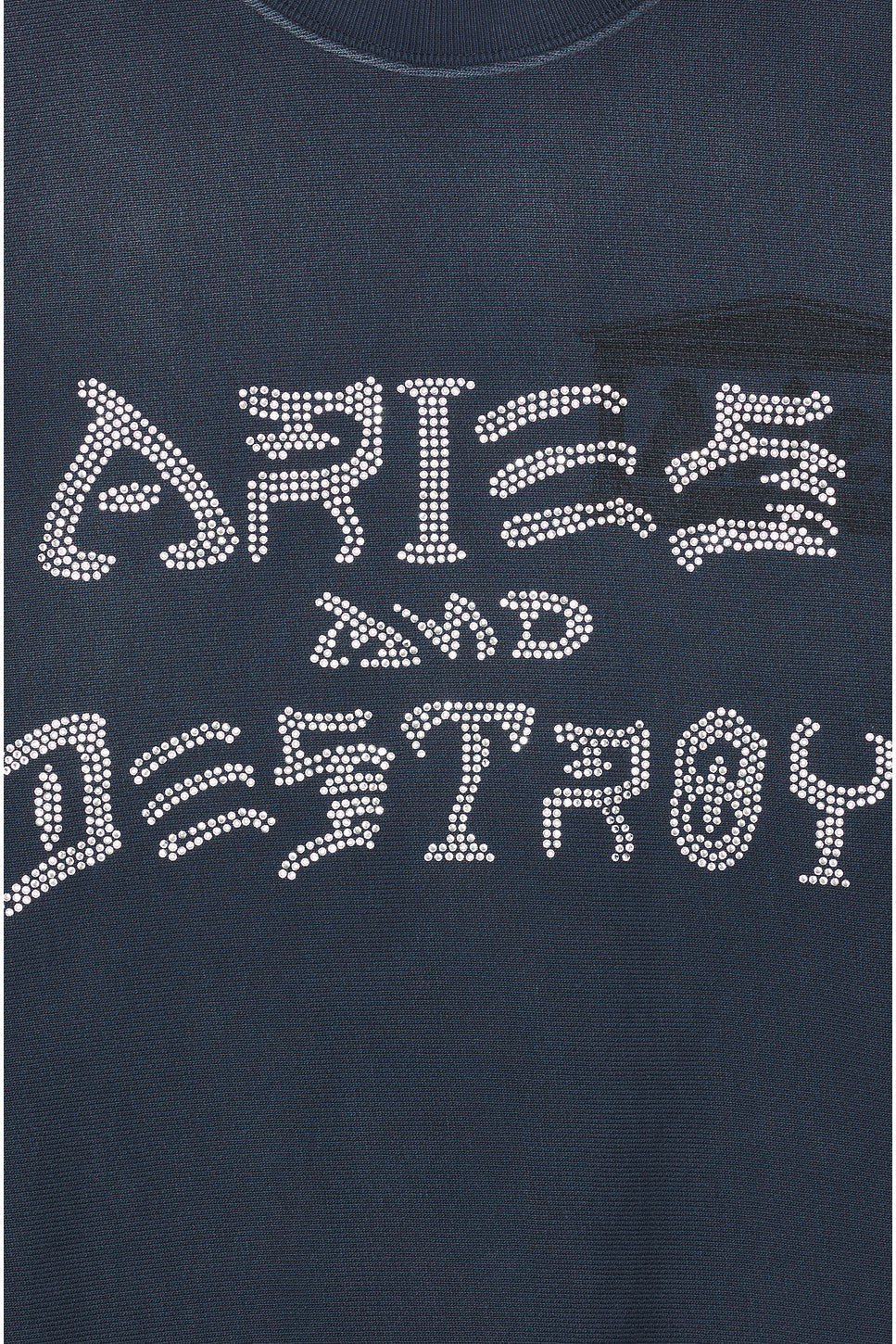 Aged Aries And Destroy Diamante Sweatshirt