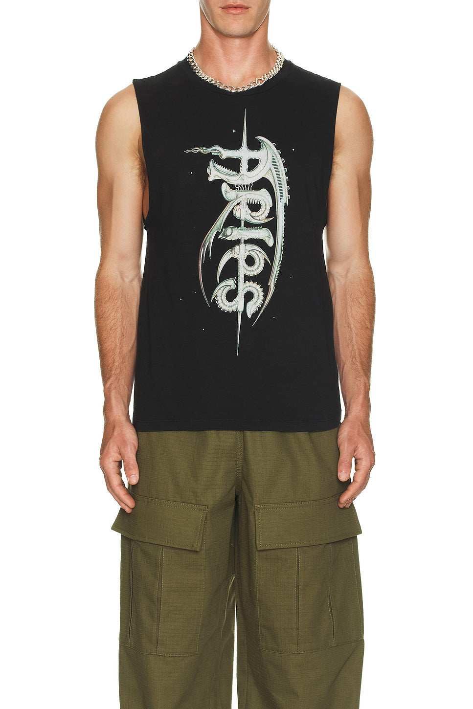 Aged Giger Muscle Vest Tank