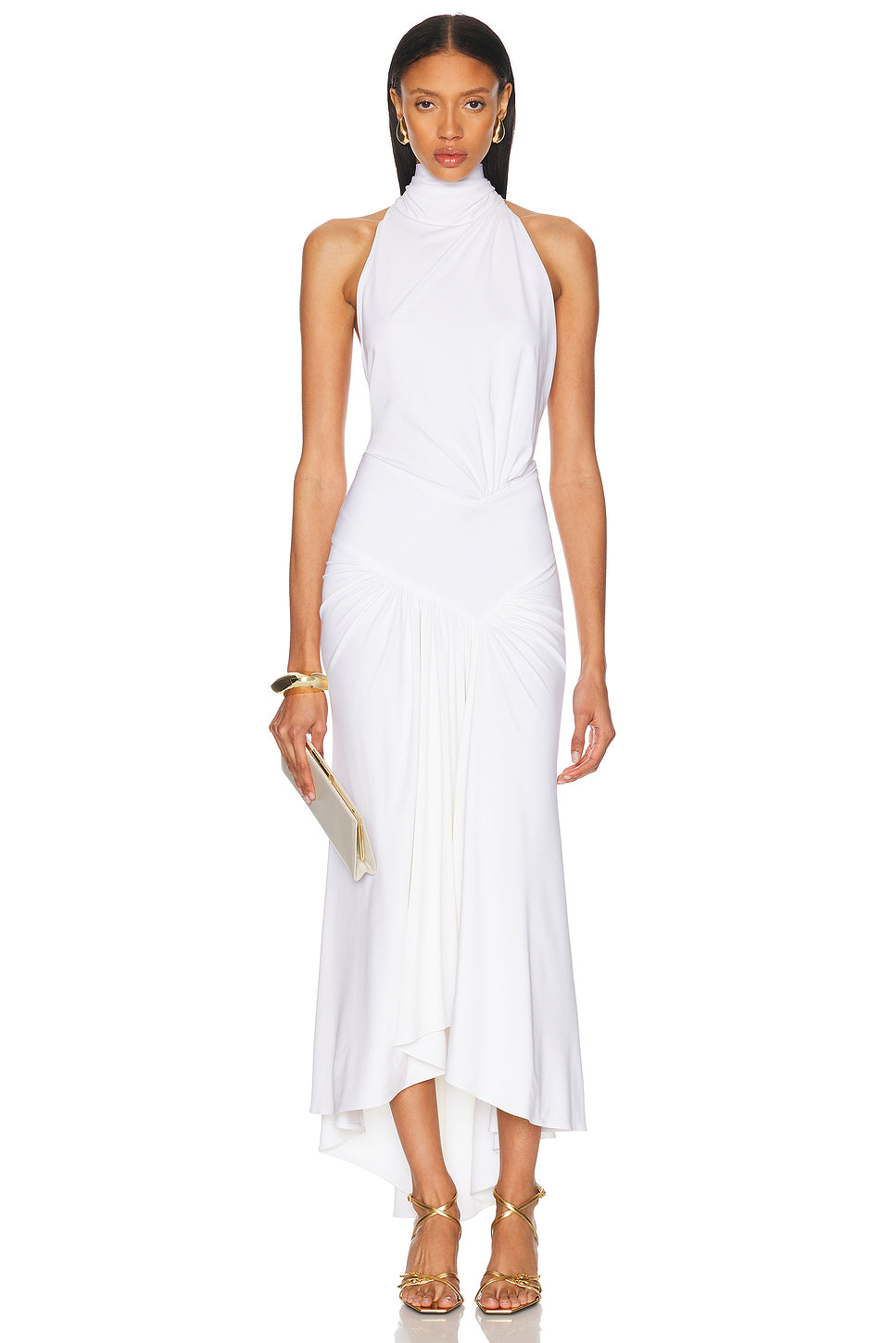 Halter Neck Midi Dress