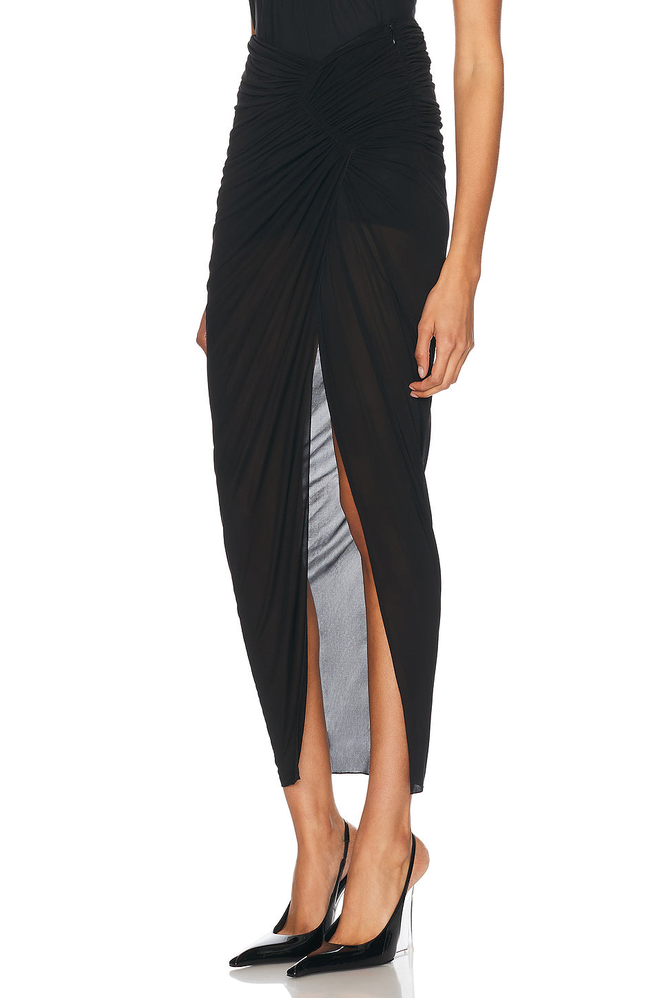 High Slit Maxi Skirt