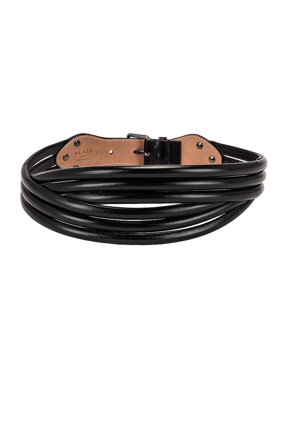 Tubulaire Leather Belt