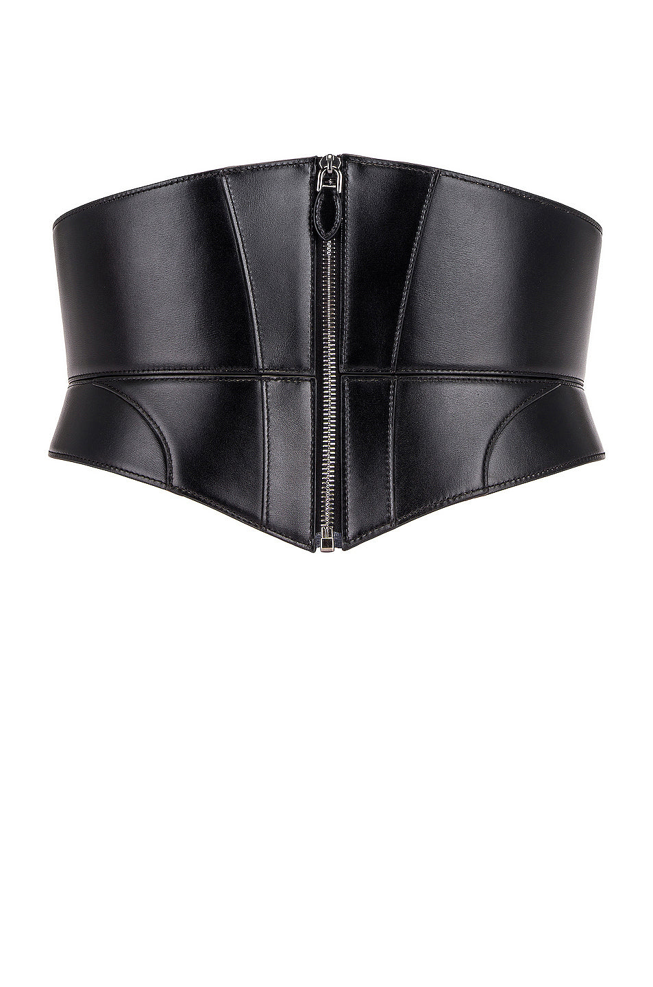 Large Zip Bustier Belt