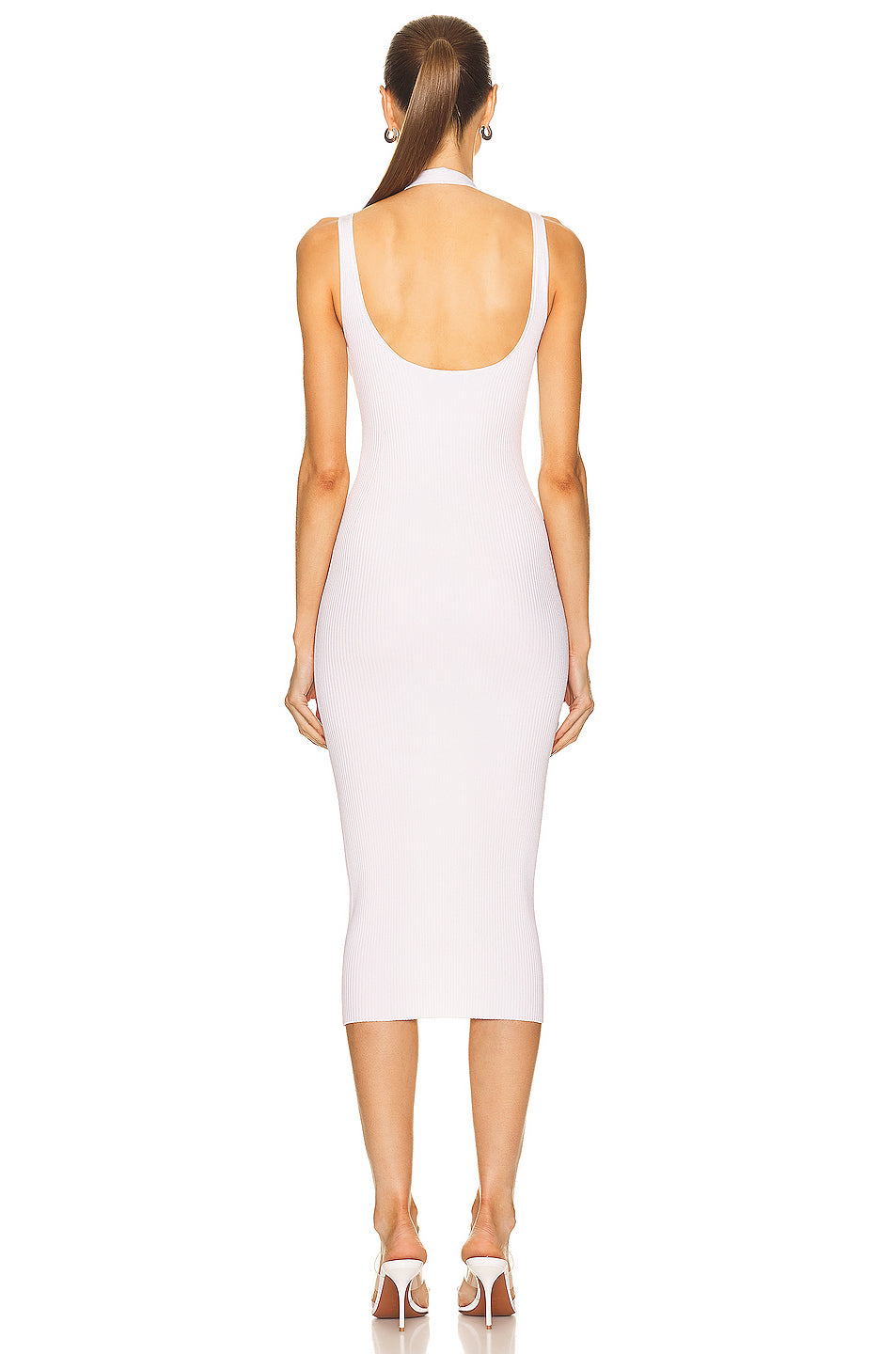 Rib Tube Midi Dress