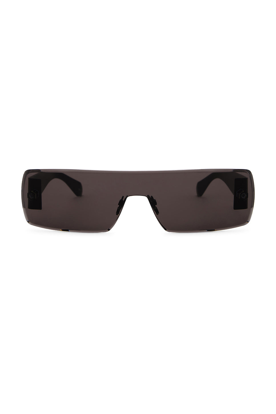 Lettering Logo Rectangular Sunglasses