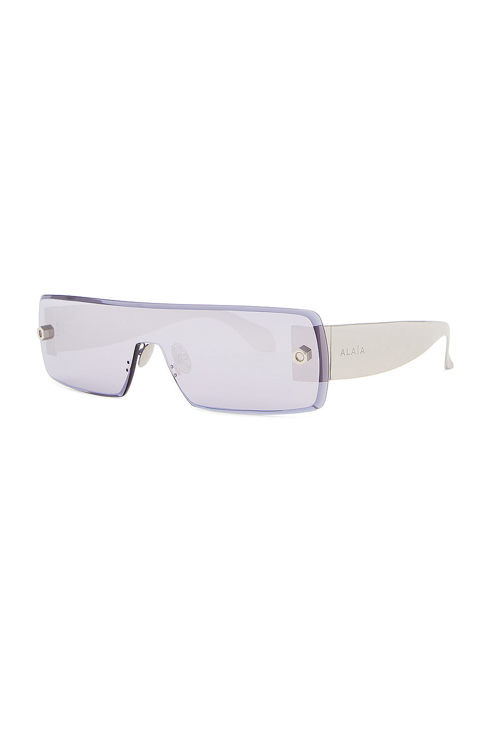 Lettering Logo Rectangular Sunglasses