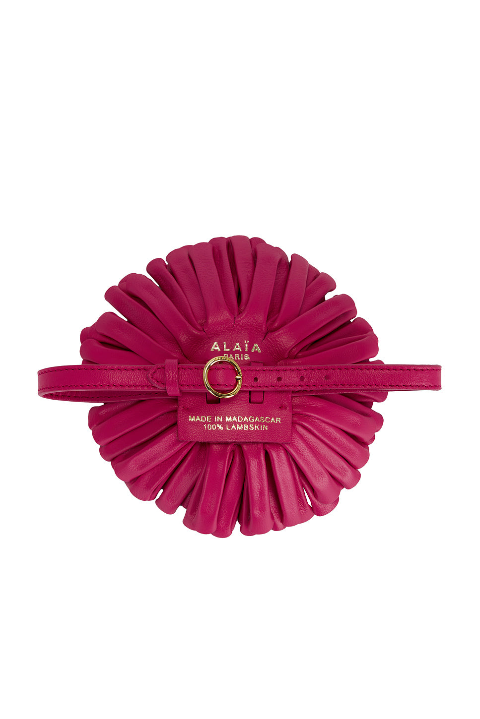 Leather Flower Necklace