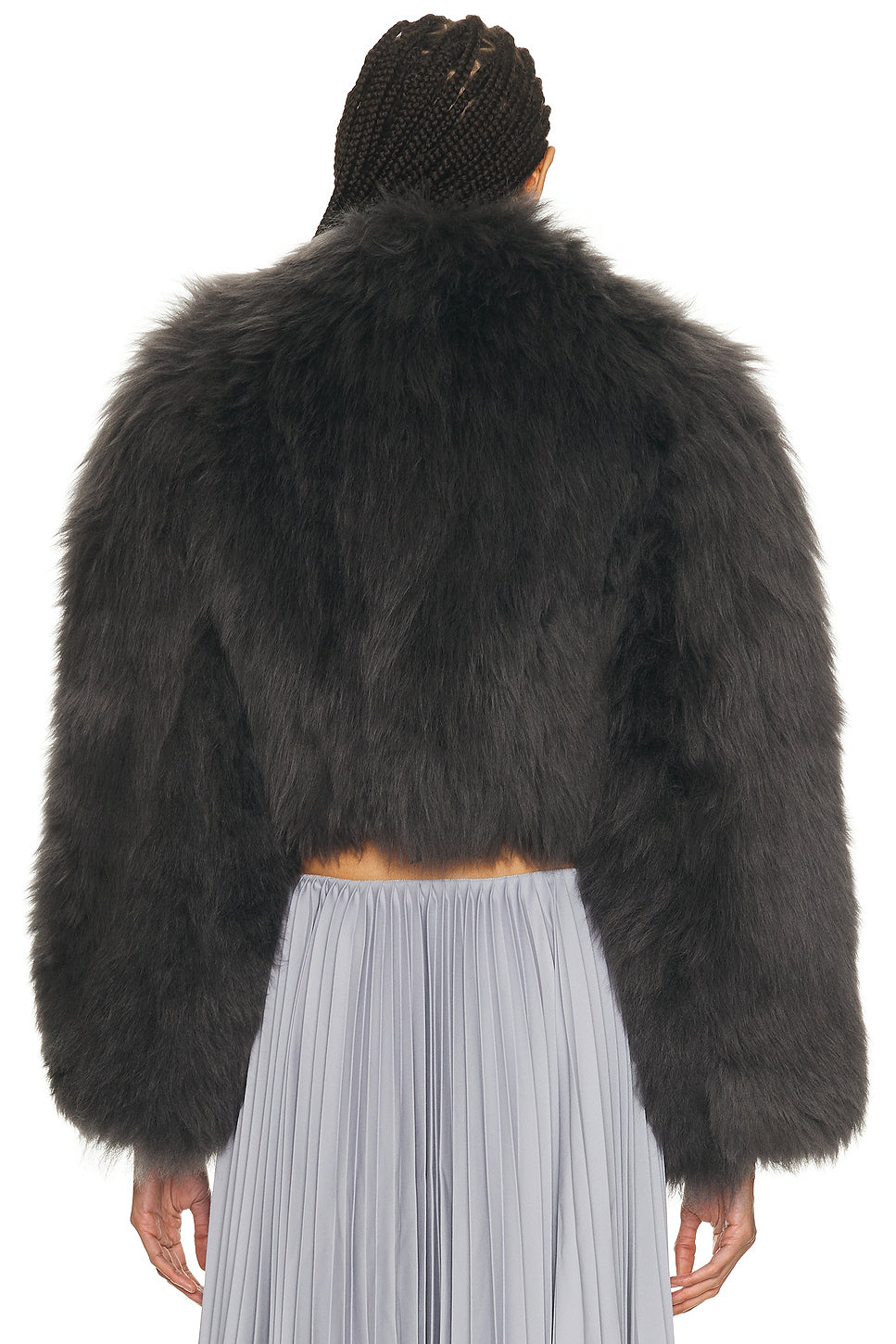 ALAΪA Fur Cropped Jacket