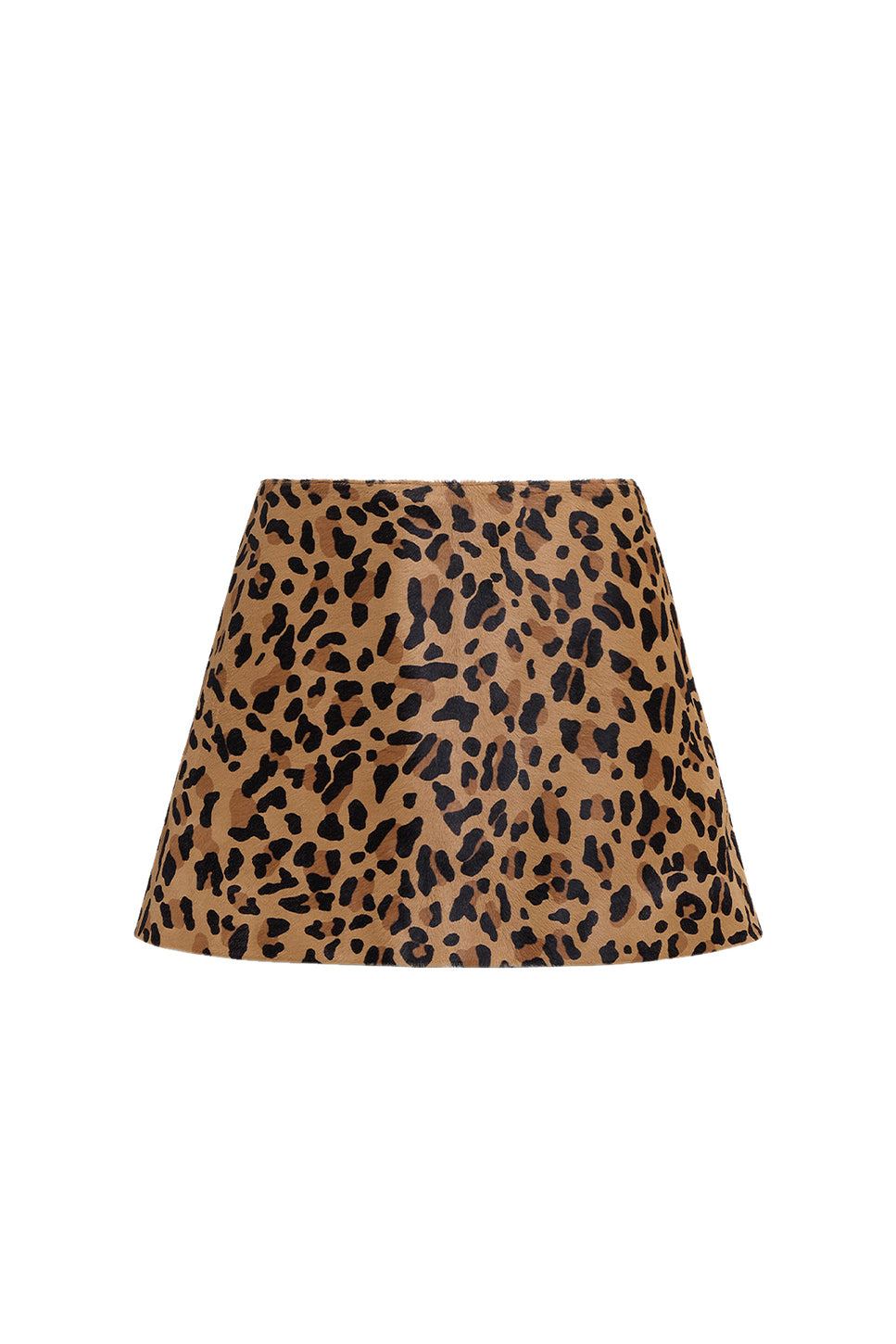 Leopard Print Mini Skirt