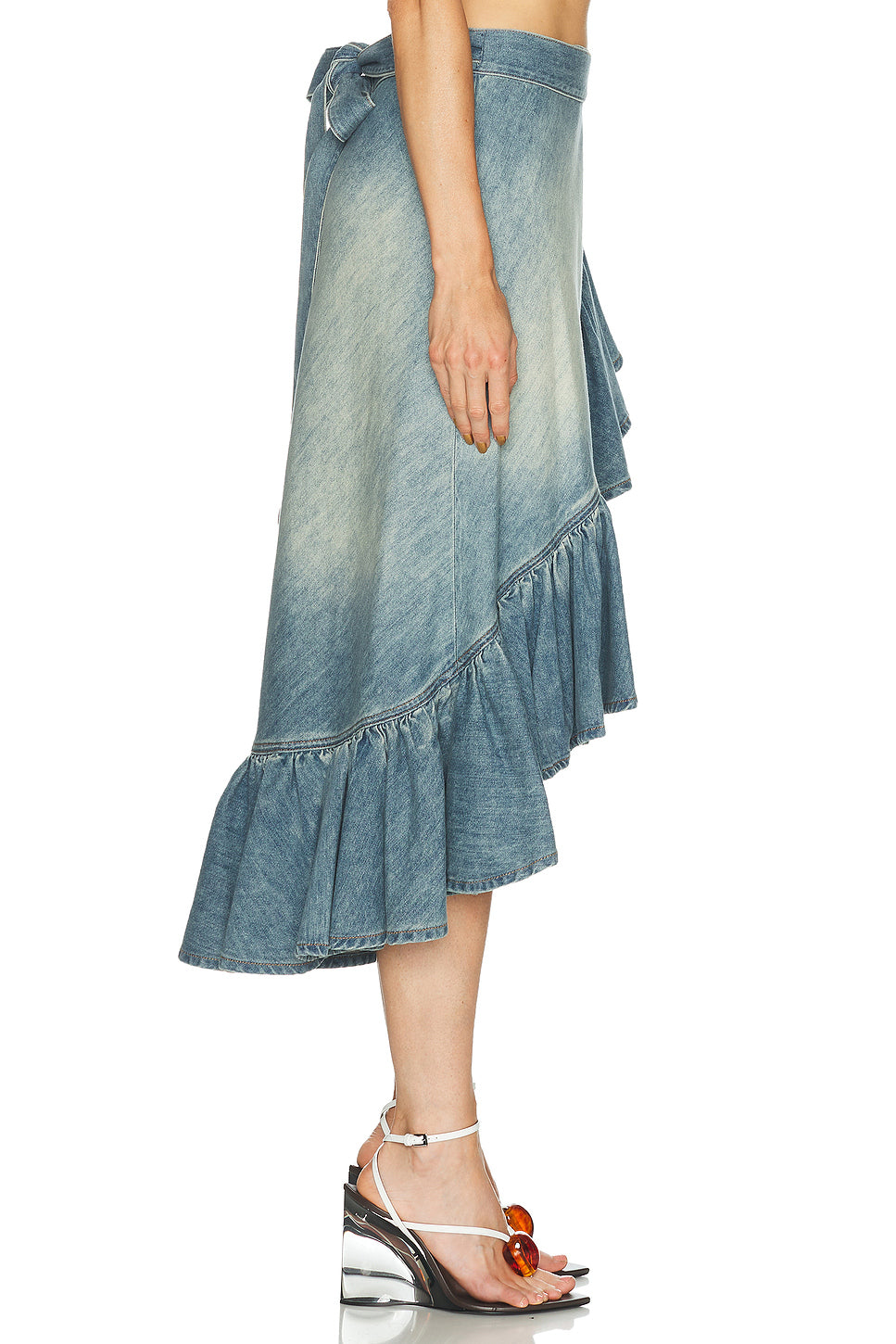 ALAΪA Ruffle Skirt