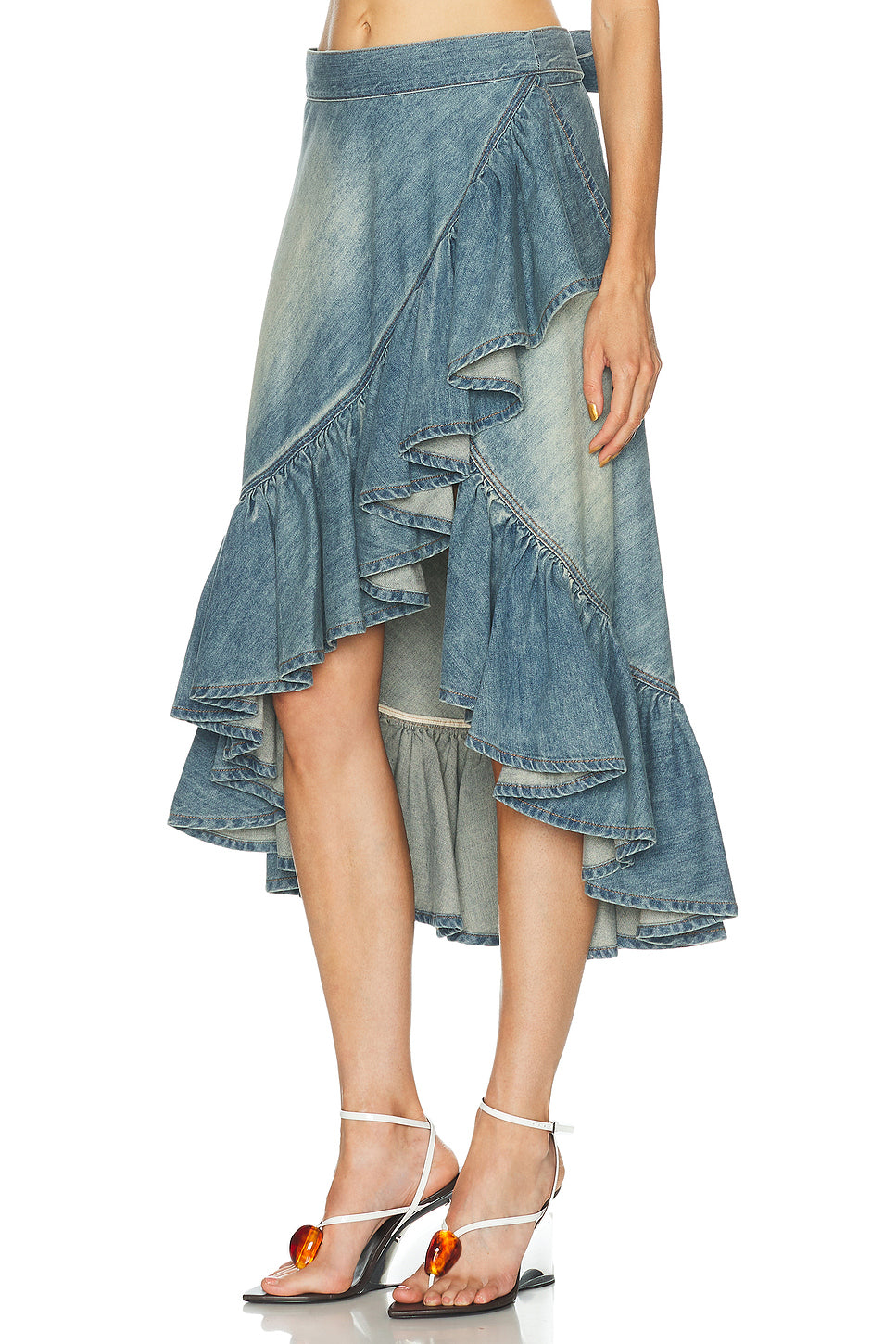 ALAΪA Ruffle Skirt