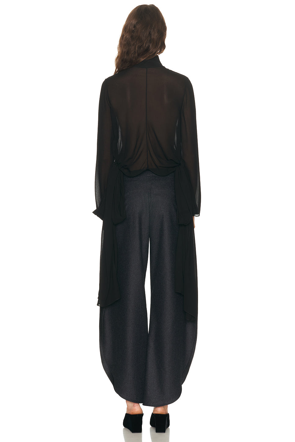 ALAΪA Maxi Bow Blouse