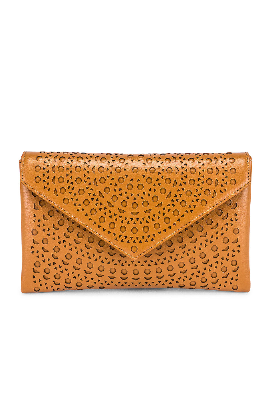 Oum 20 Leather Laser Cut Clutch