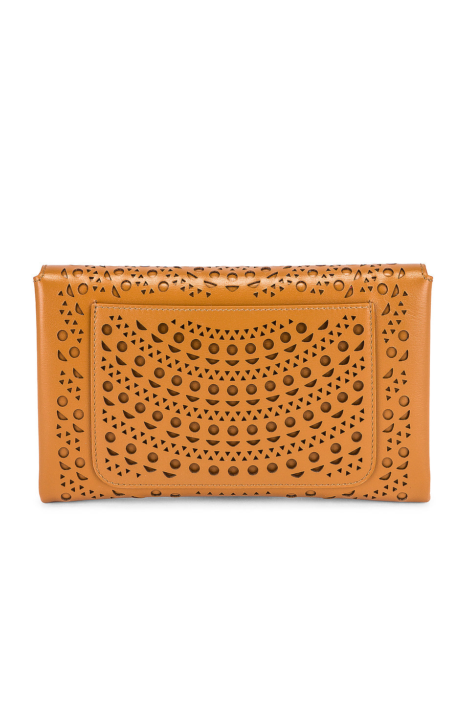 Oum 20 Leather Laser Cut Clutch