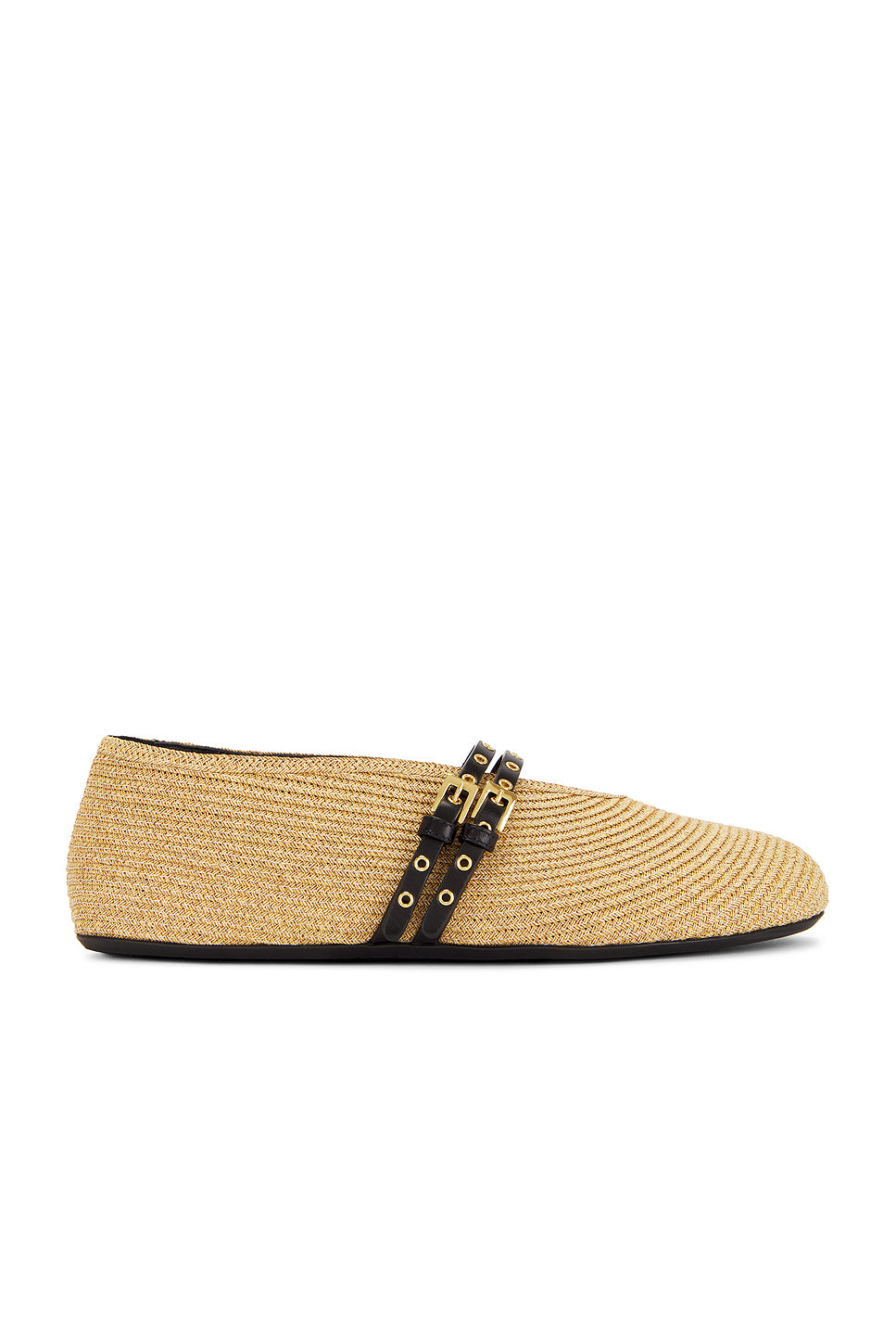Straw Ballerina Flat