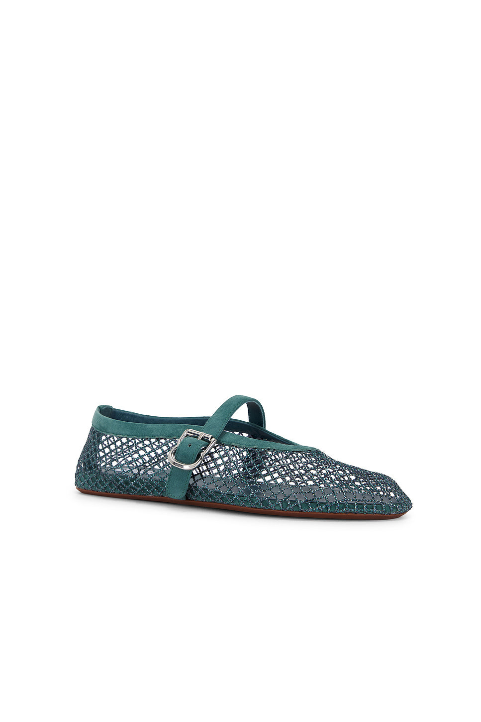 La Ballerine Fishnet Strass Flat